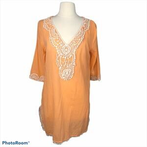 Spiaggia Dolce Orange Bathing Suit Coverup S